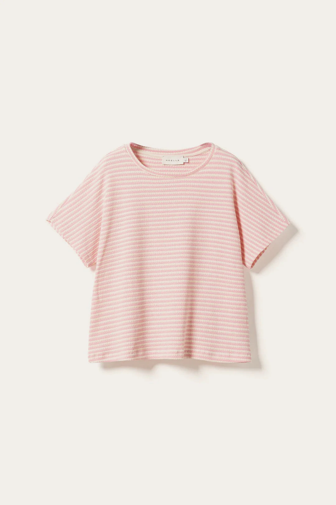 N-maleah top pink stripes