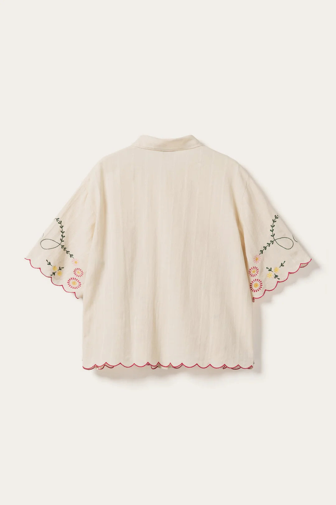 N-kealy shirt flowers creme