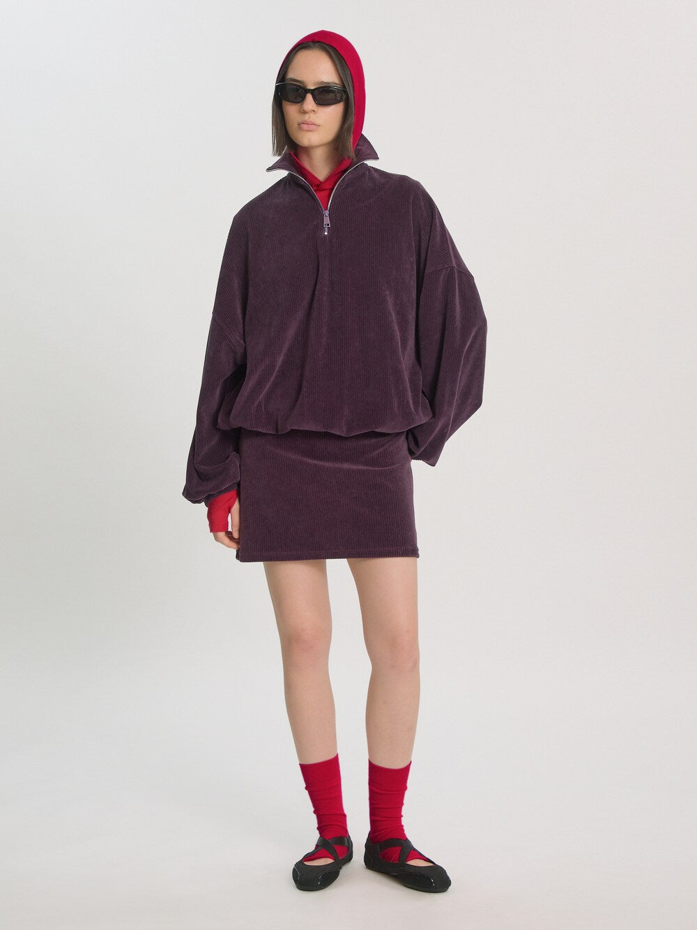 Imani sweatshirt plum perfect
