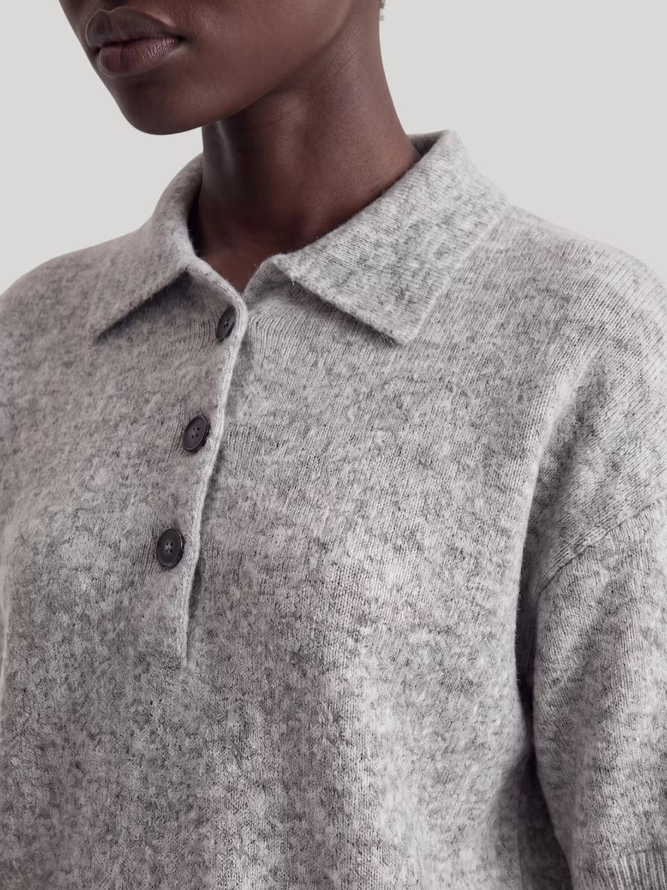 Callie polo shirt light grey