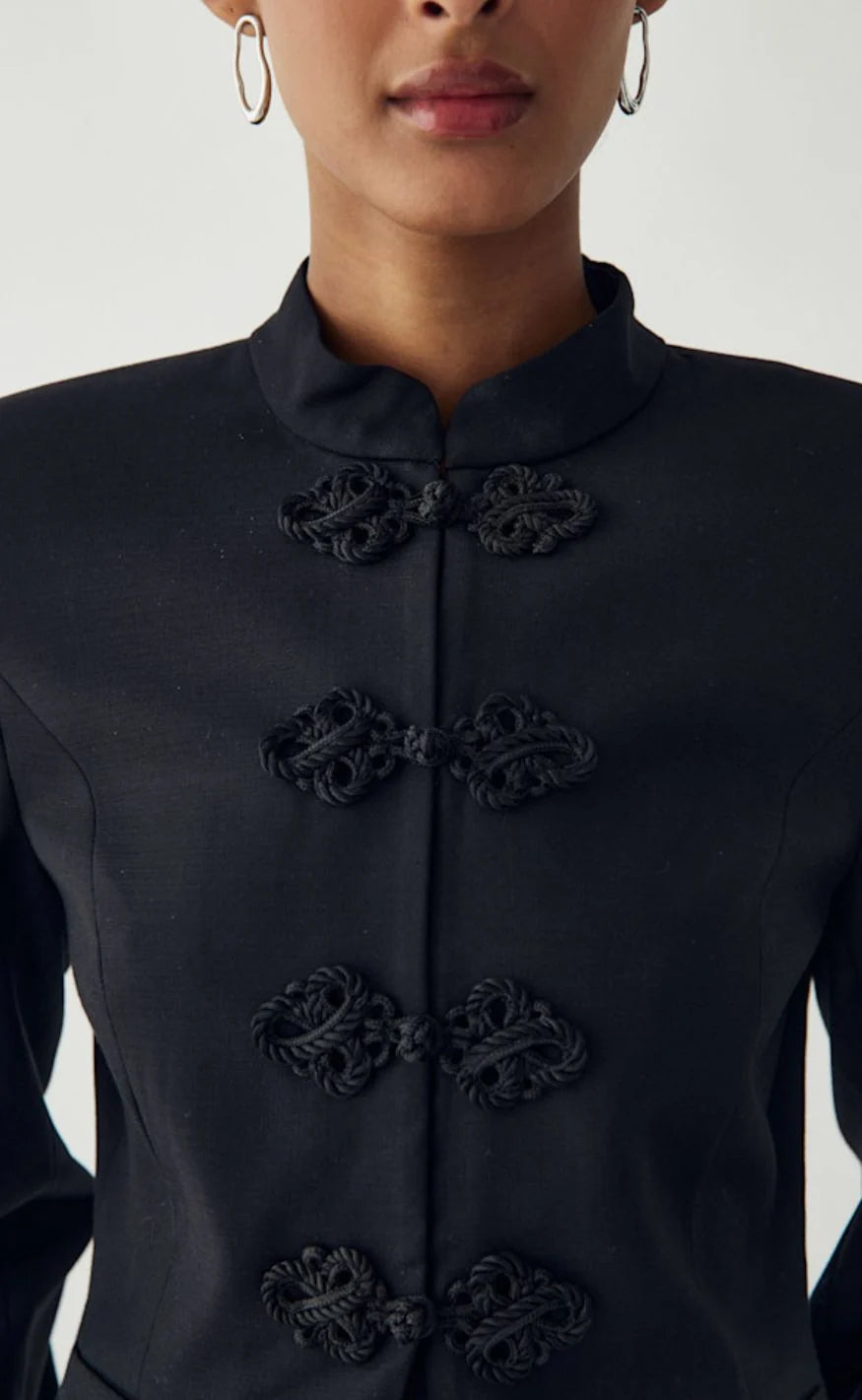 N-nana black fitted blazer