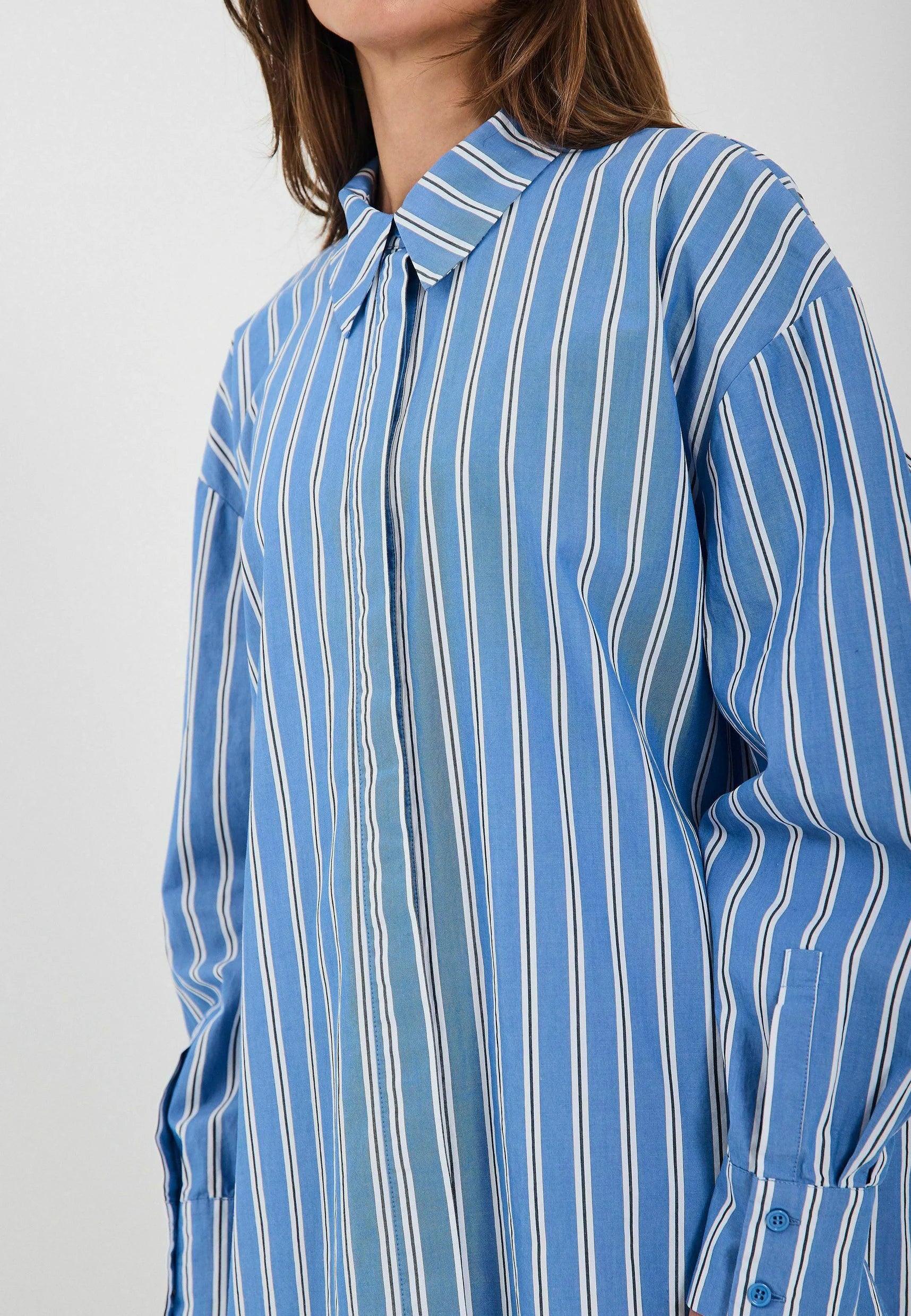 Maloa Shirt Blue Stripes