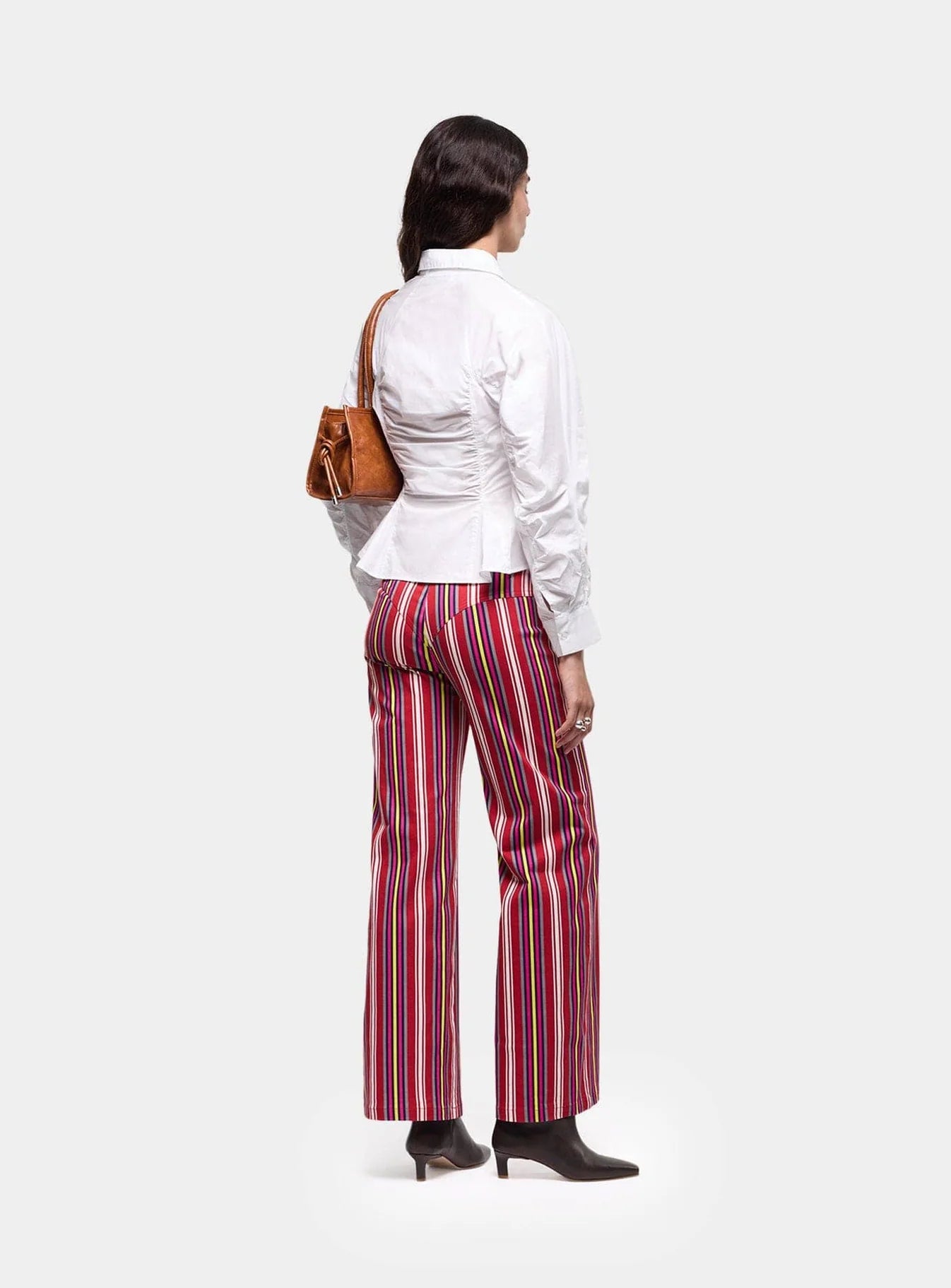 Leroy red twill pants