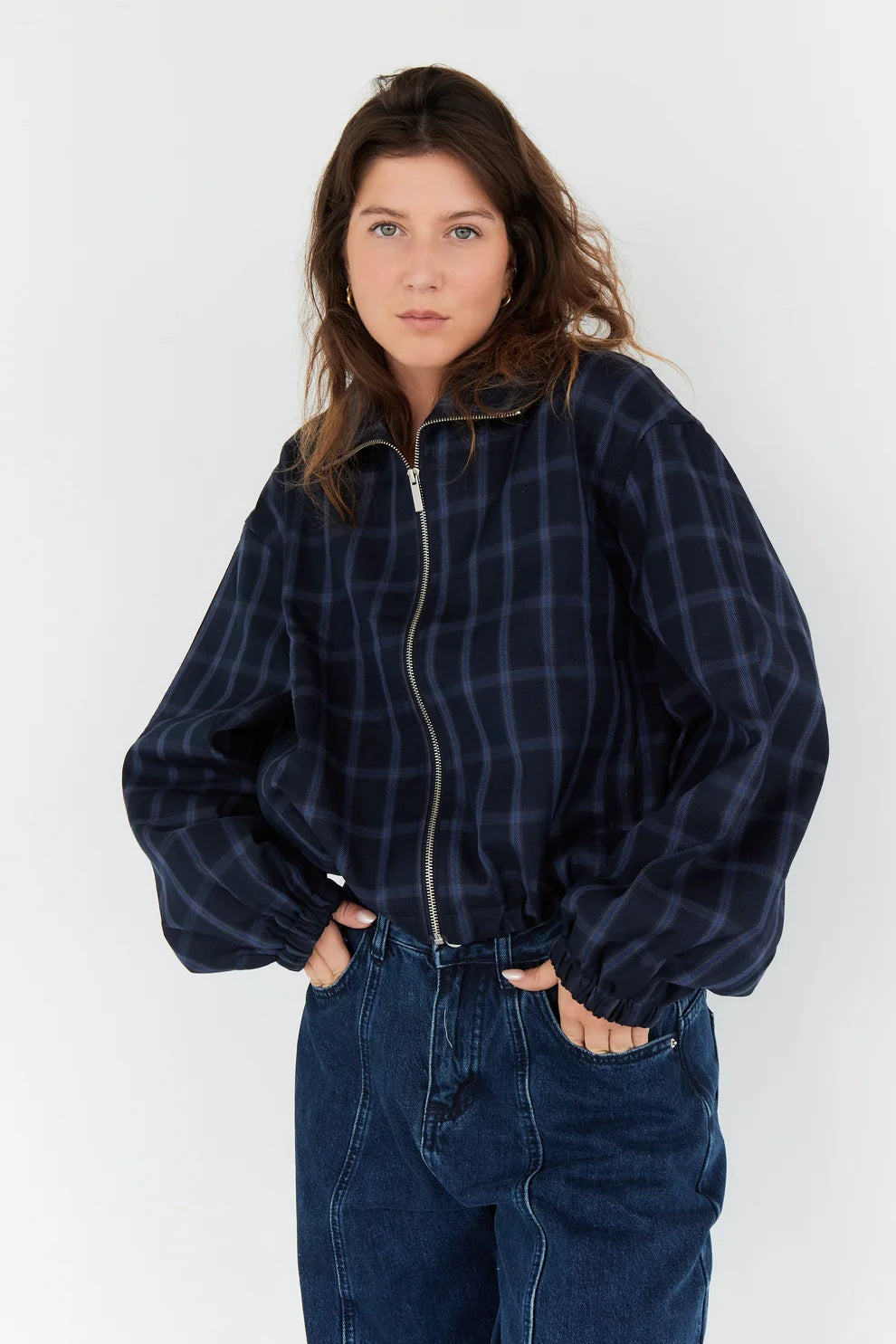 Zelie blue jacket