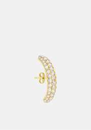 Vif Diamond Earstud Gold