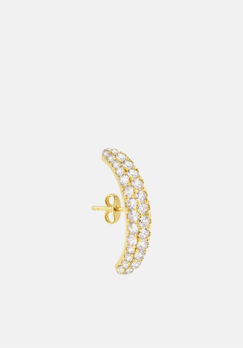 Vif Diamond Earstud Gold