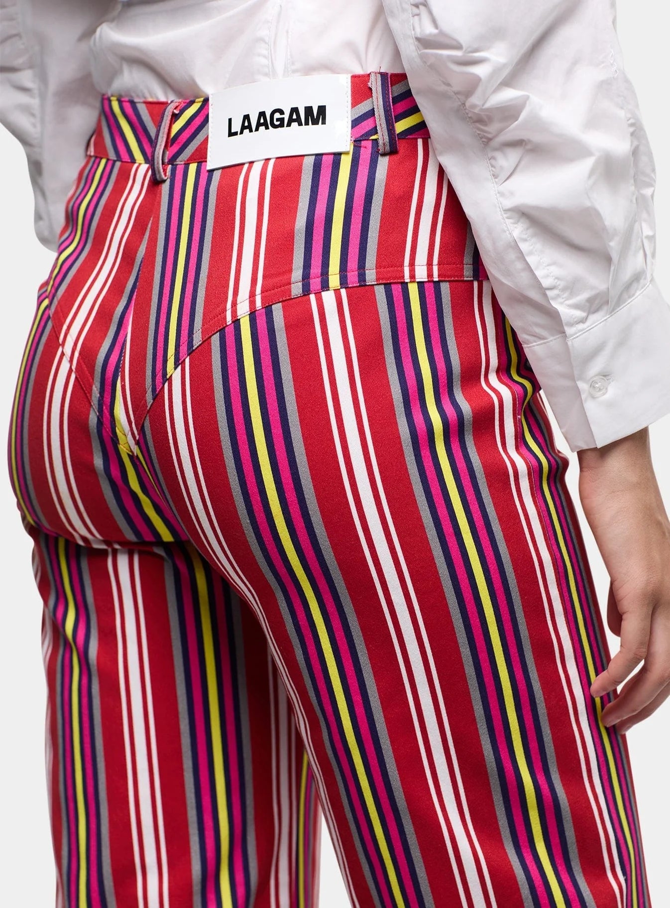 Leroy red twill pants