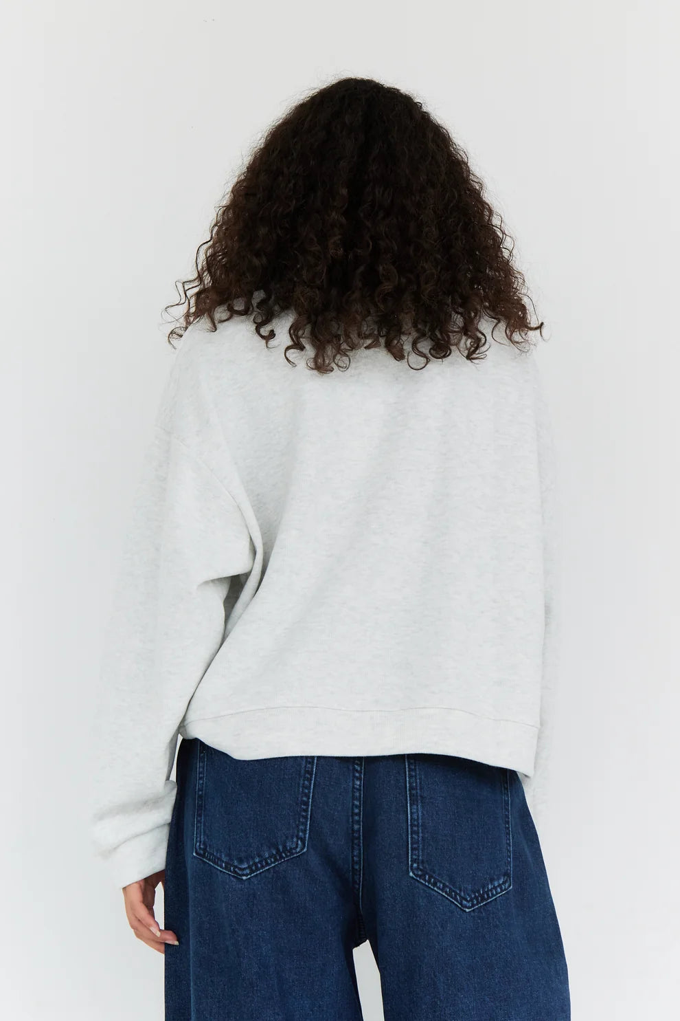 Nora melange grey sweater