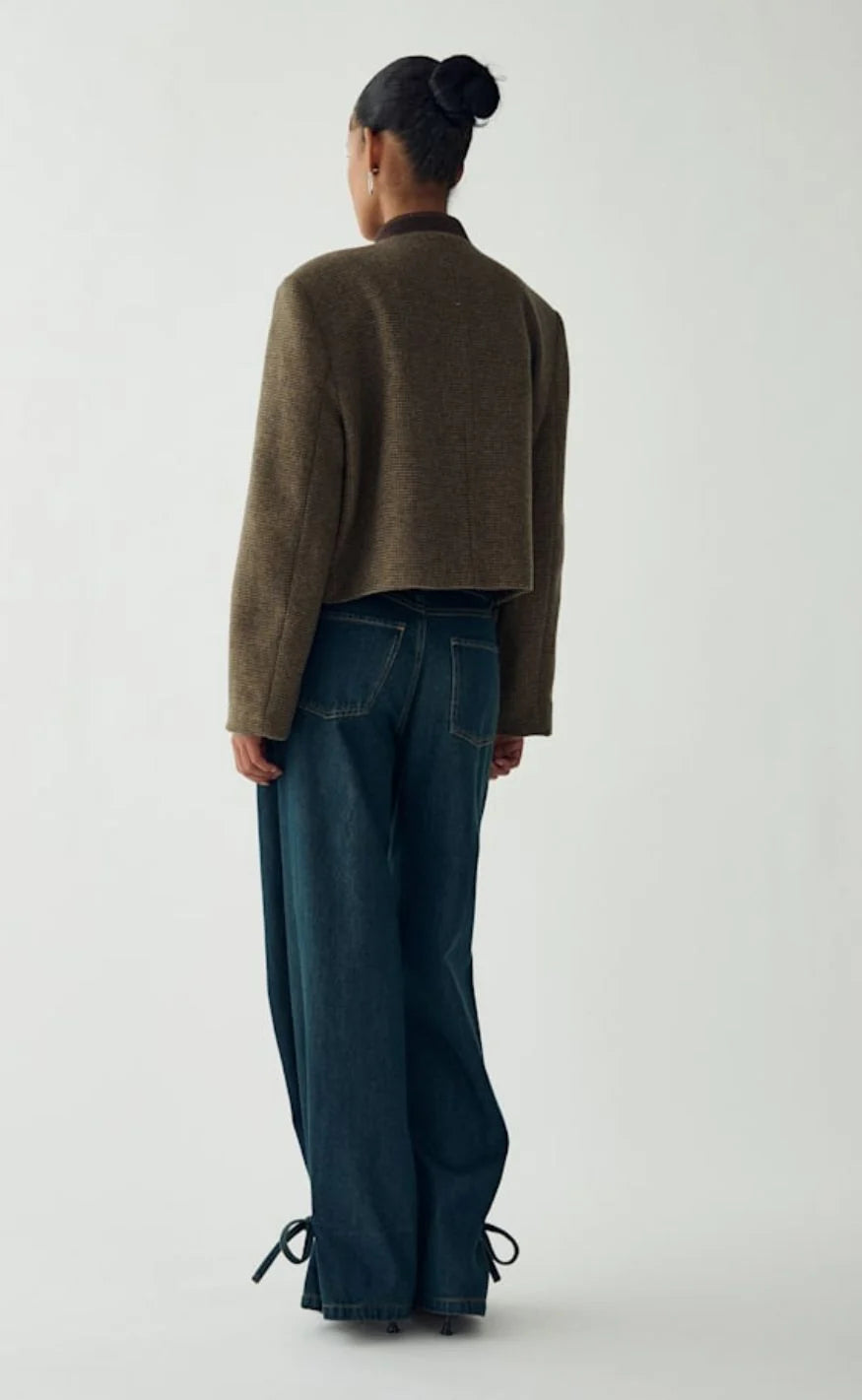 N-nox blazer evalina brown check