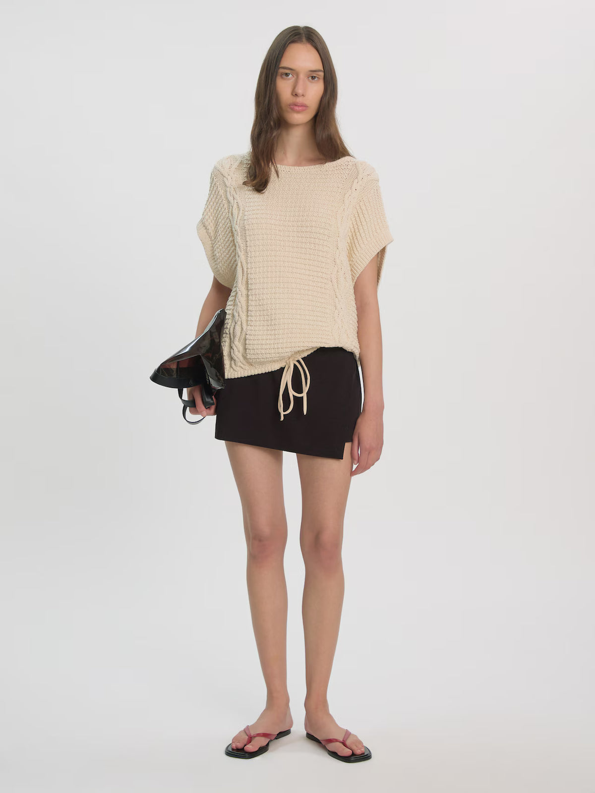 Jesse Knit Vest Off White