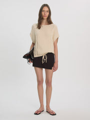 Jesse Knit Vest Off White