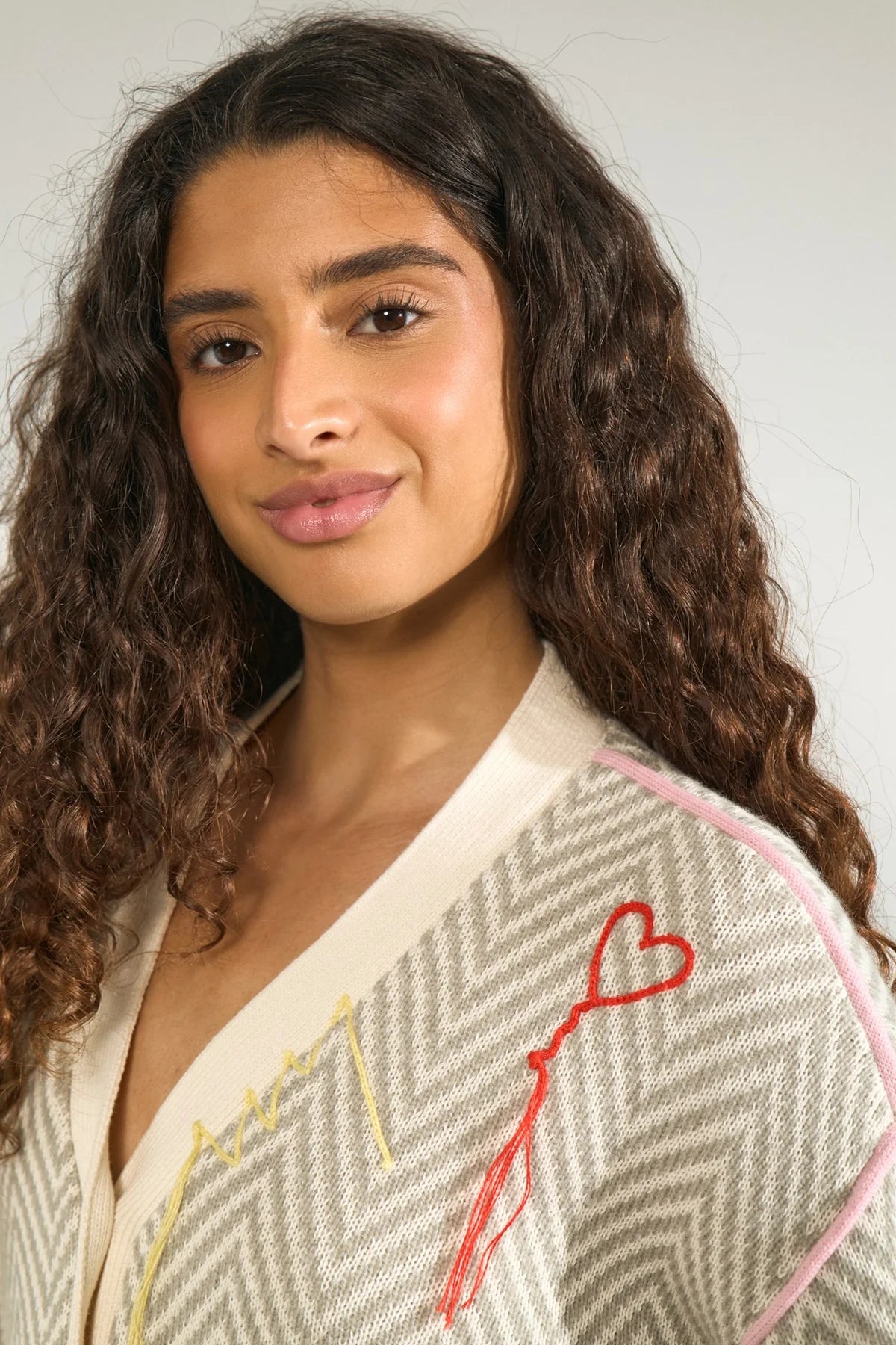 Nuravissi cardigan light grey