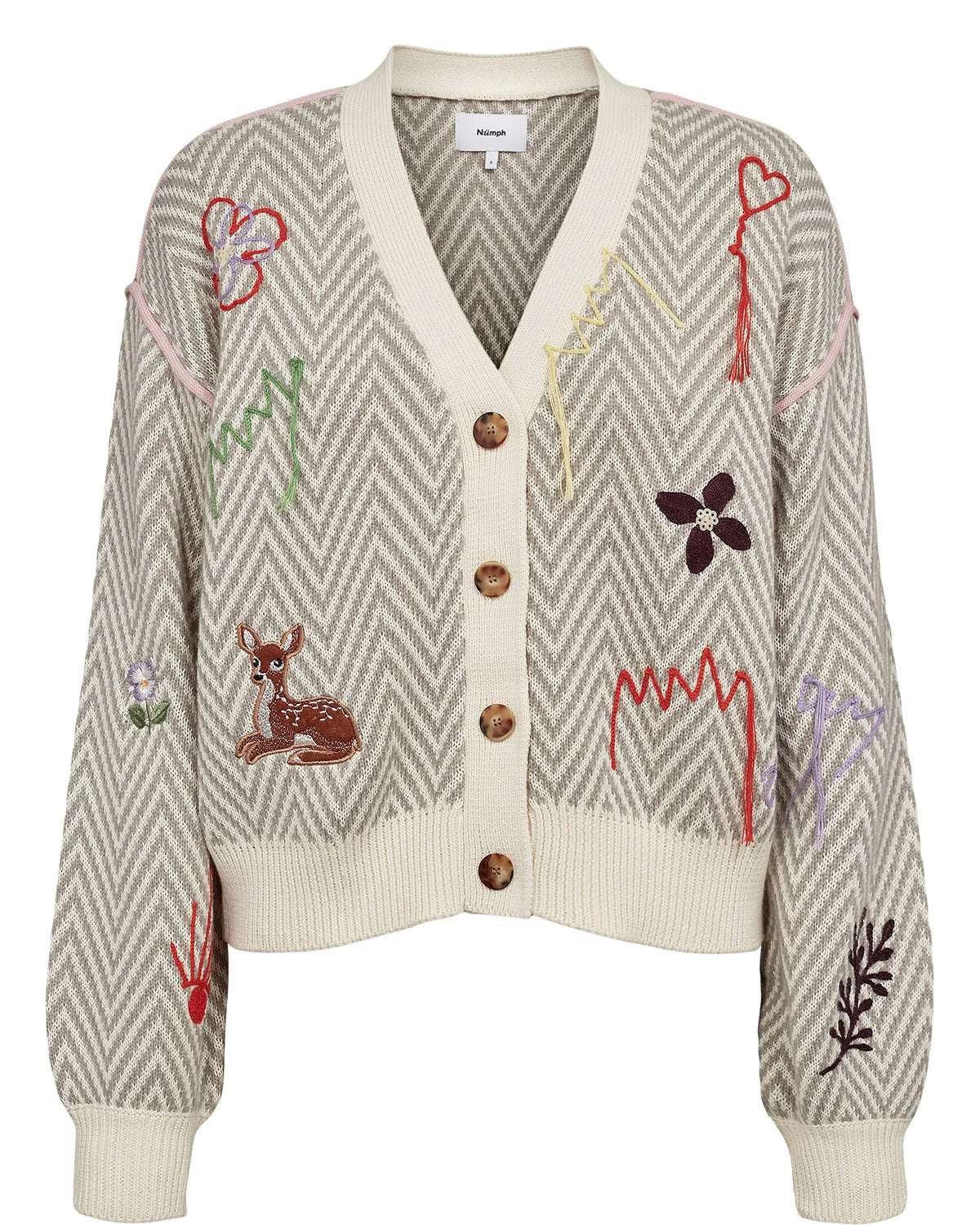 Nuravissi cardigan light grey