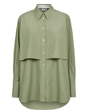 Numicja Long Shirt Forest Green