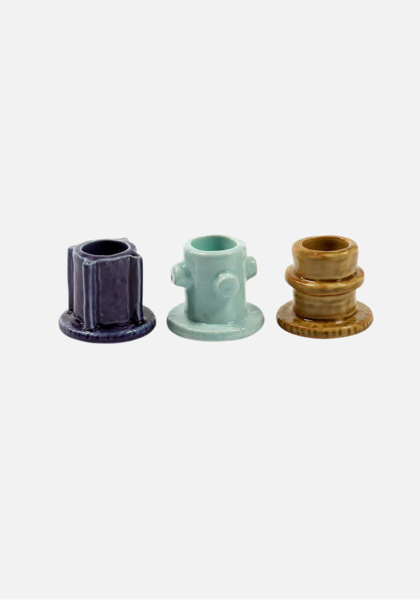 Candleholder 01 Brown
