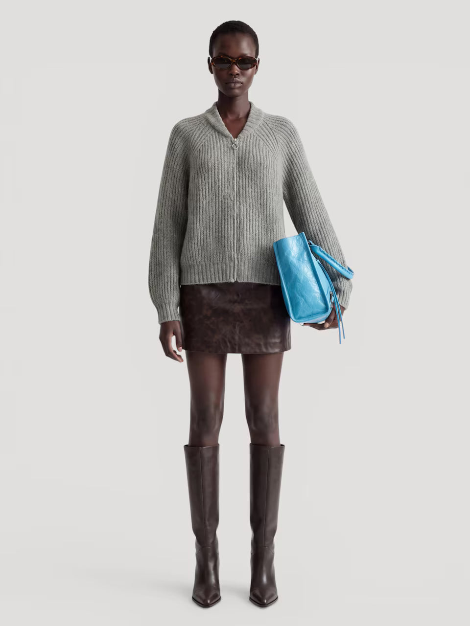 Ally skirt brown washed