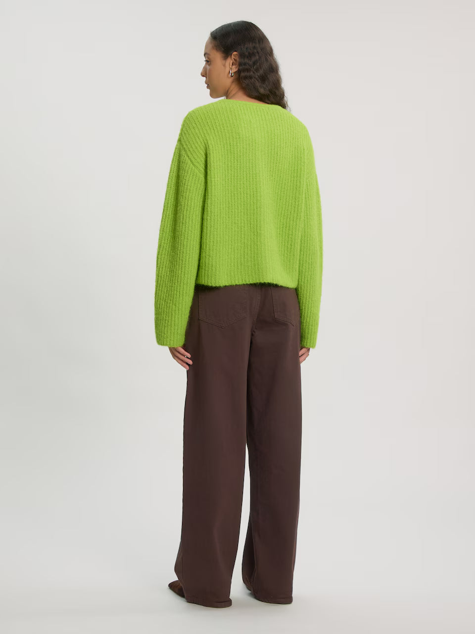 Iliana cardigan macaw green