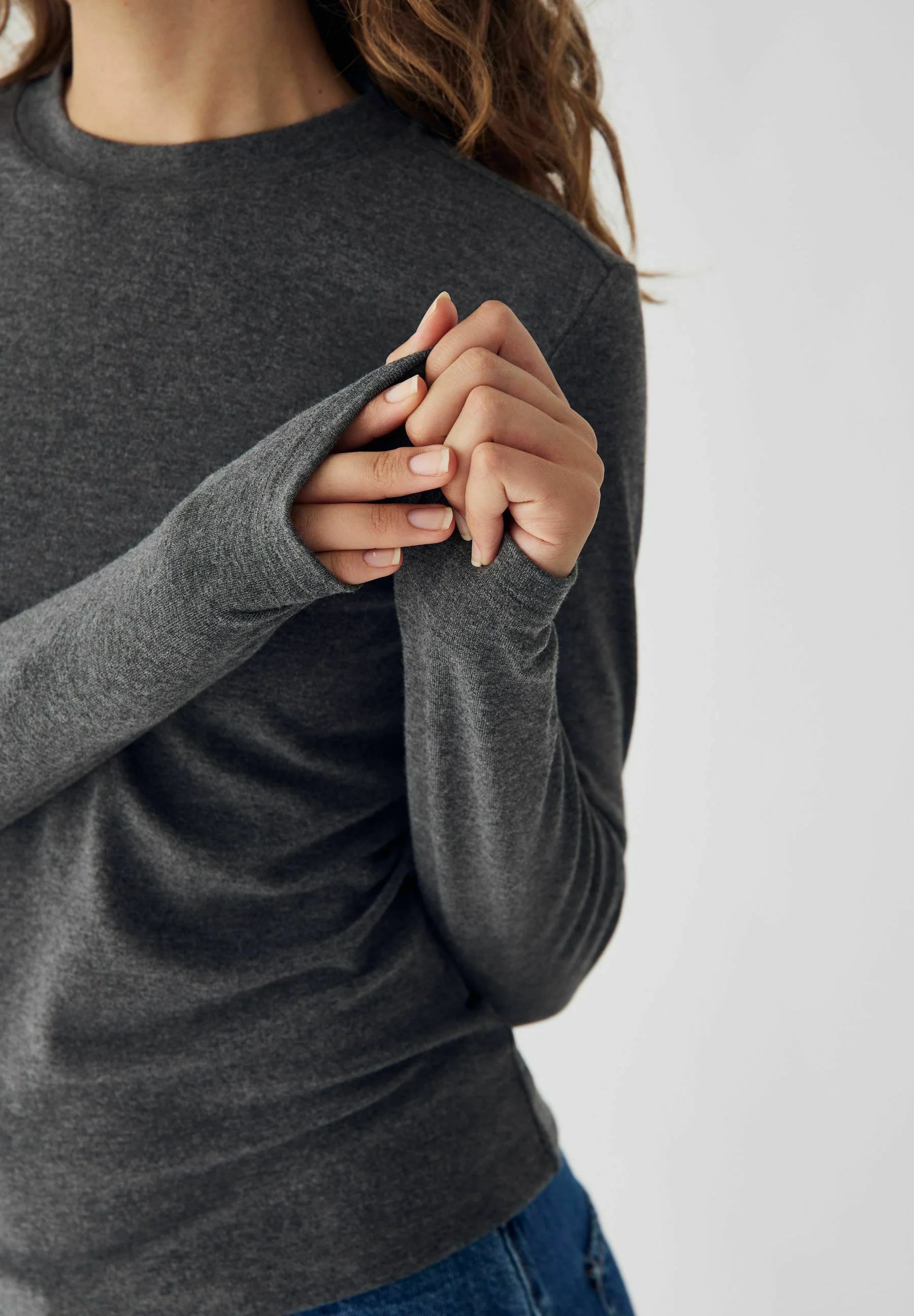 Noella Lidie LS Top Grey