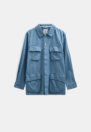 Akotto 4 pocket shirt blue denim