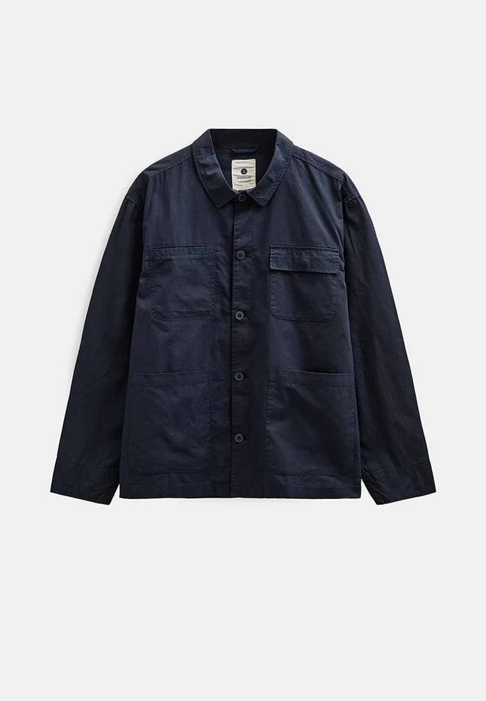 Akodin poplin shirt sky captain