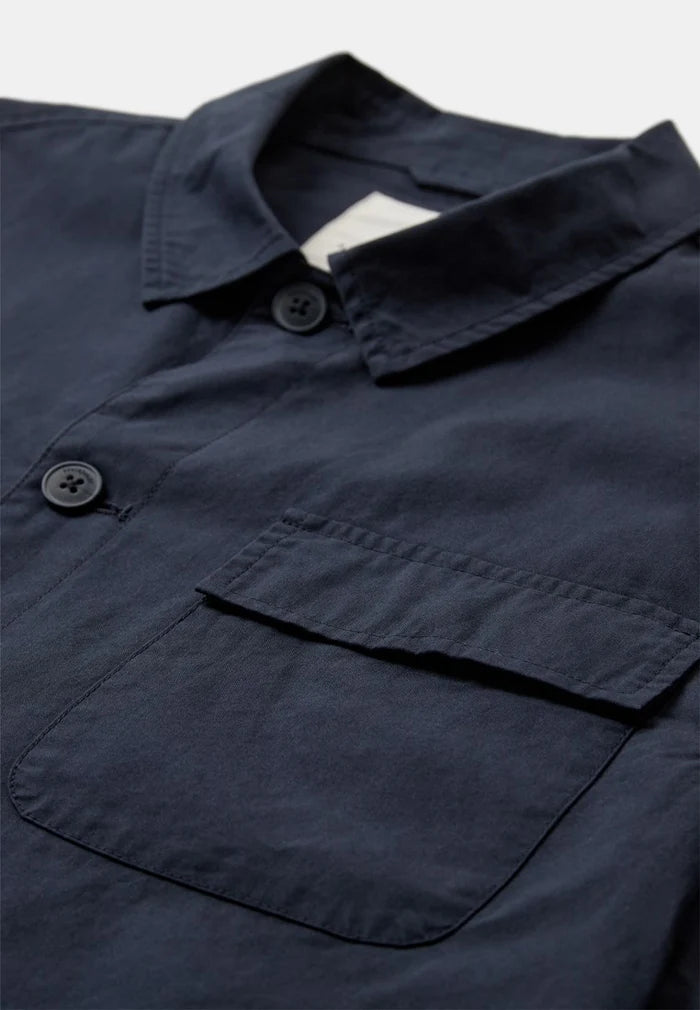 Akodin poplin shirt sky captain
