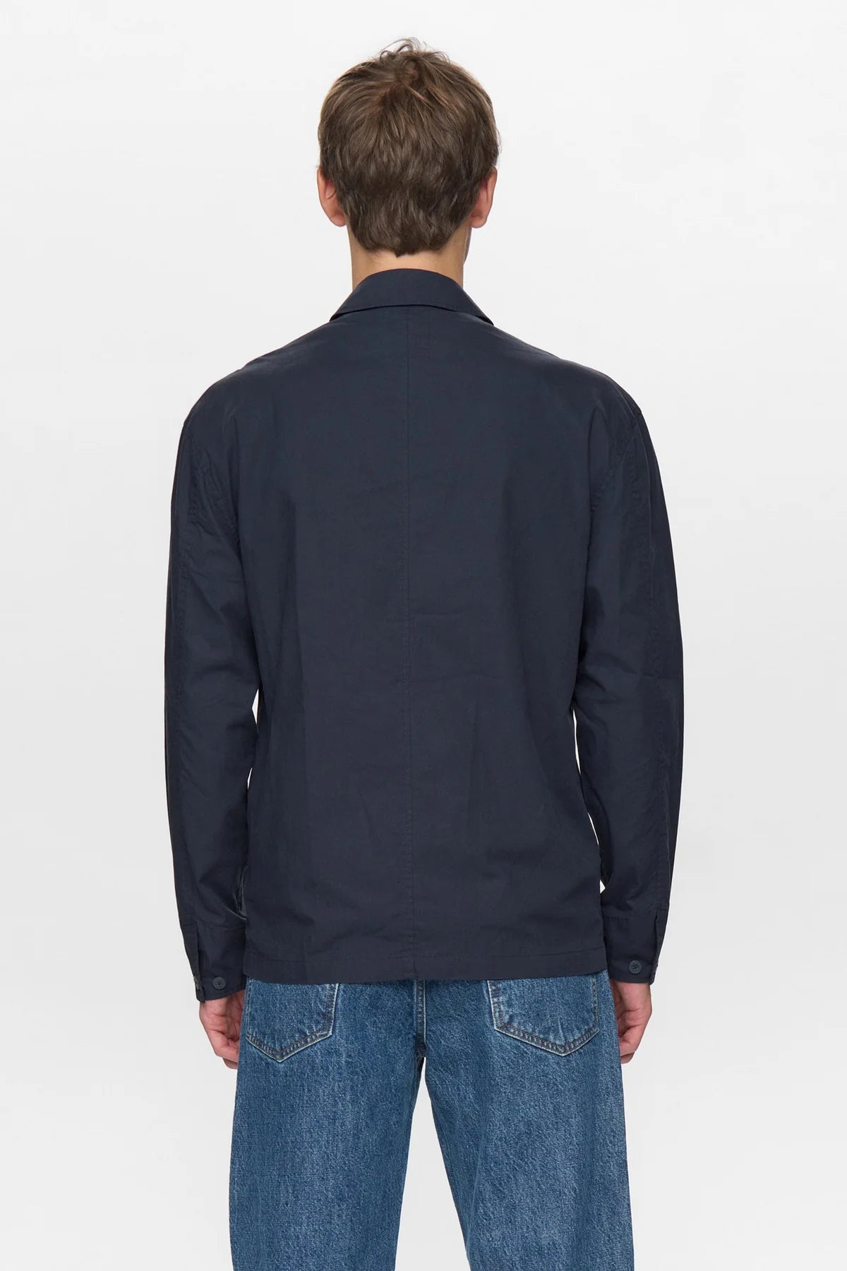 Akodin poplin shirt sky captain