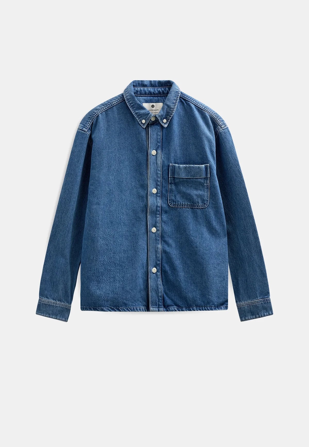 Akotto Denim Overshirt Light Blue Denim
