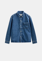 Akotto Denim Overshirt Light Blue Denim