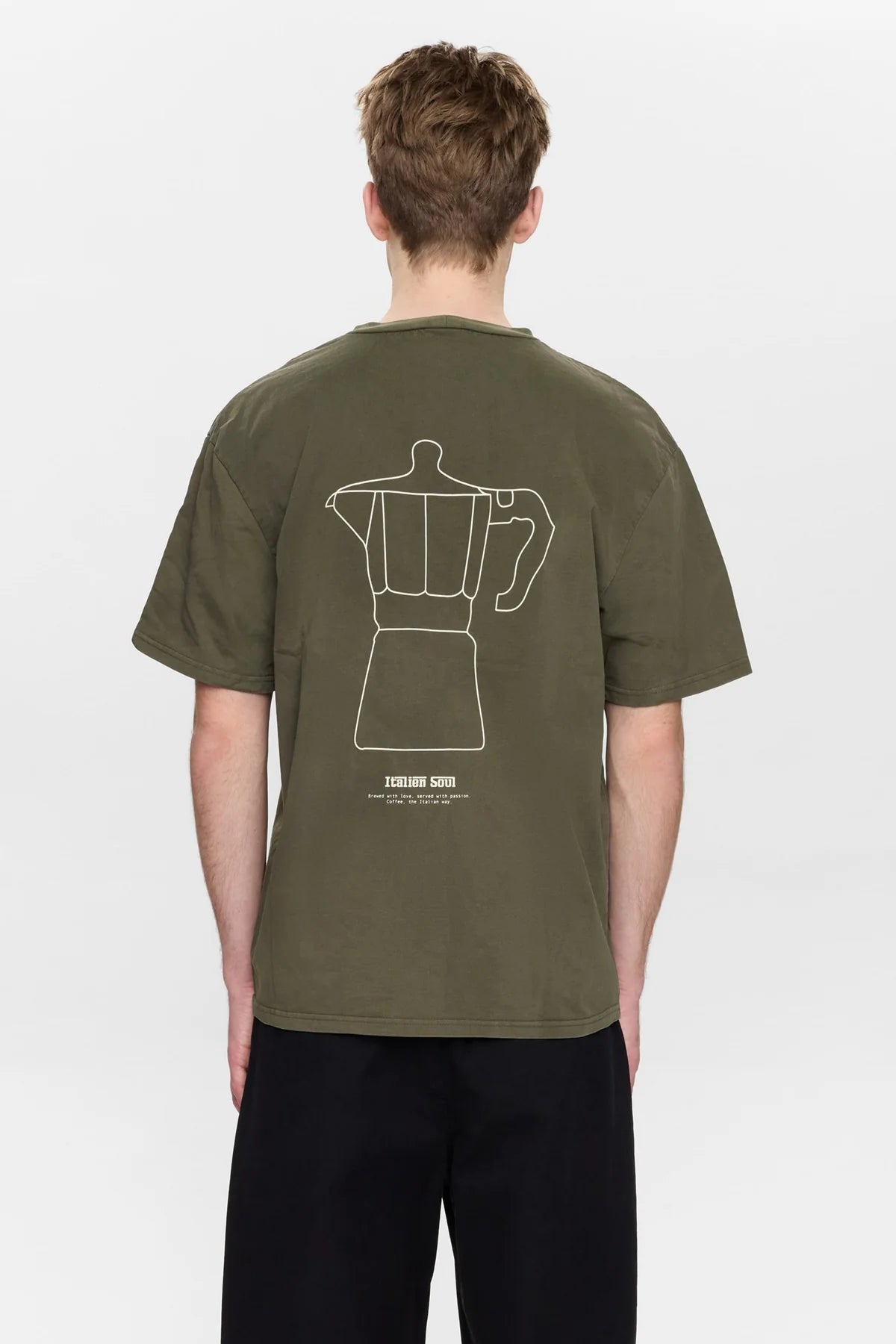 Akvillads Italien Coffee SS Tee – Forest Night