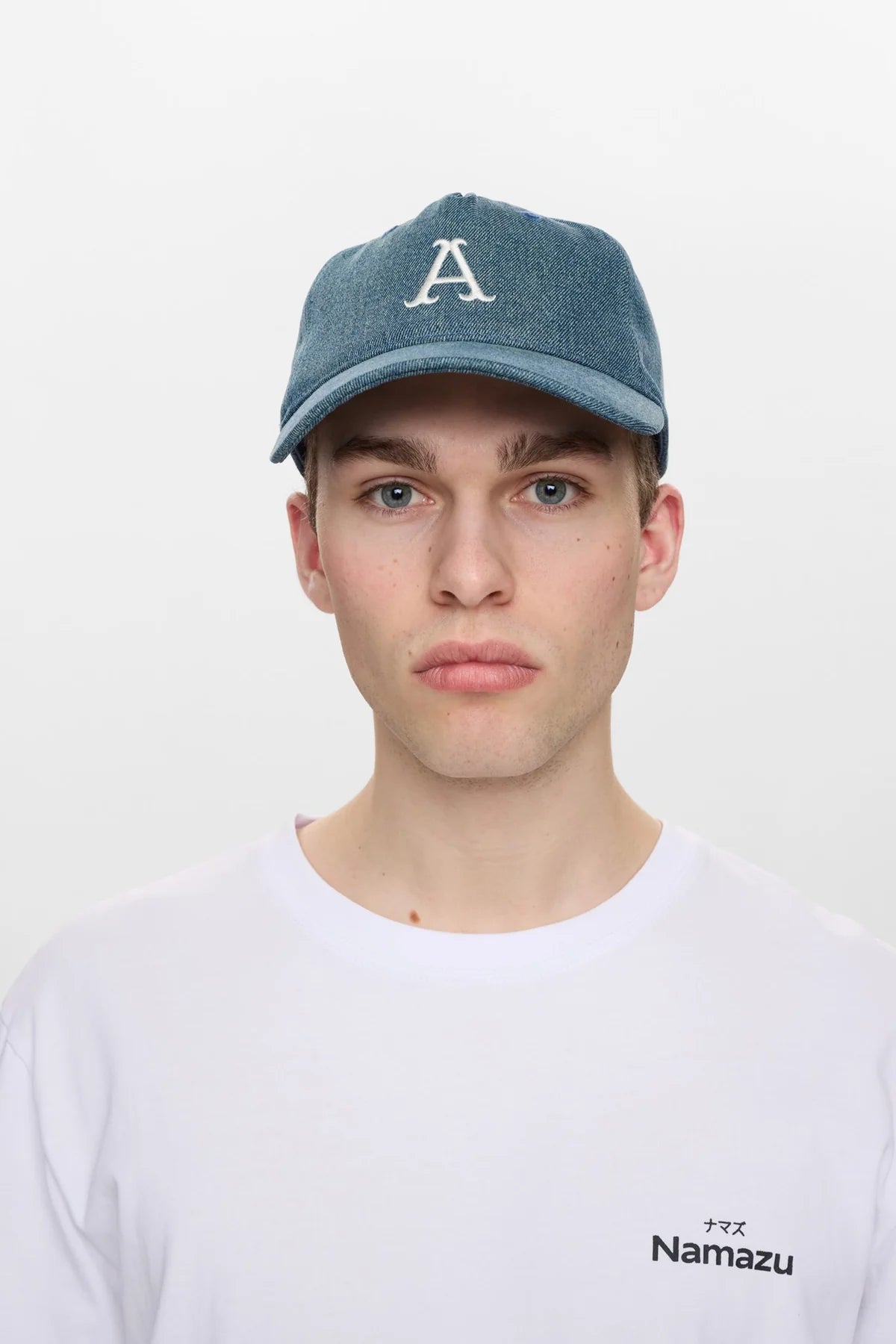 Akemil Denim Cap – Medium Blue Denim
