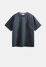 Akvillads S/S Tee – Blue Indigo