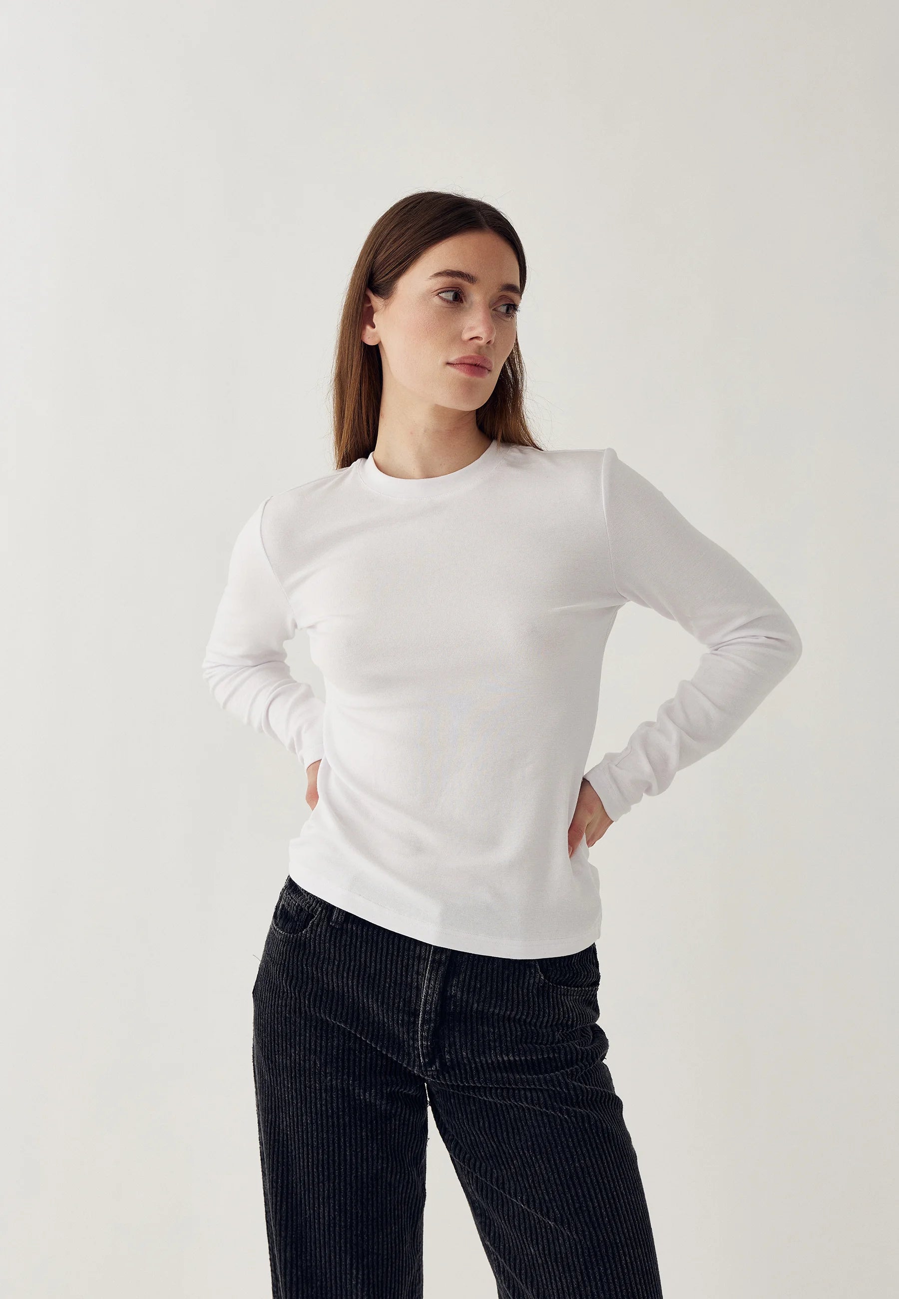 Noella Lidie LS Top White