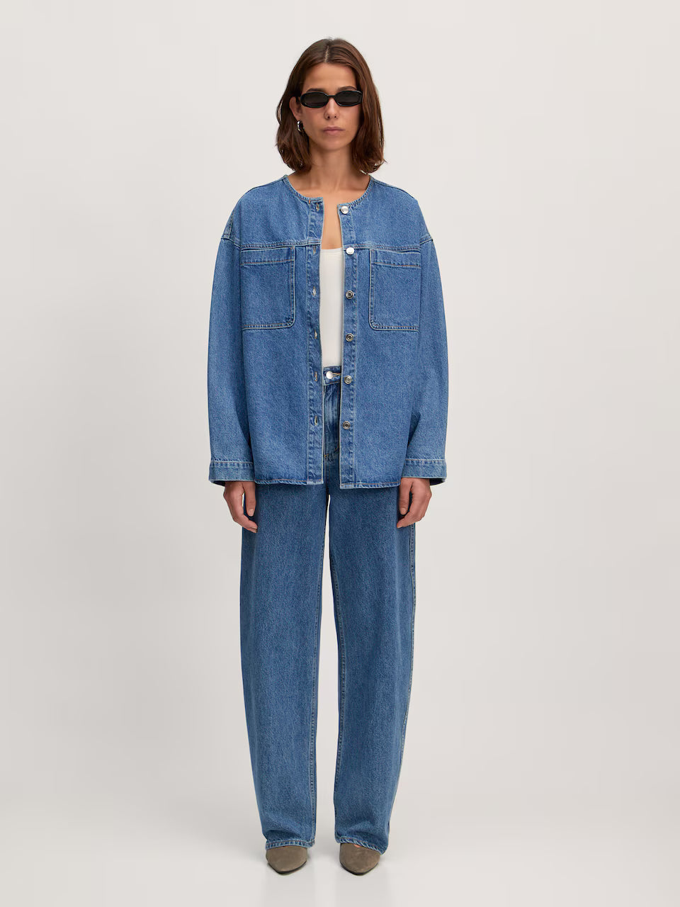 Theodora Denim Trousers Blue