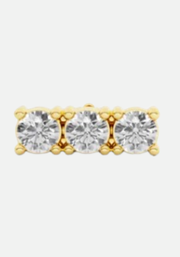 Tiny Trio Iris Earstud Gold