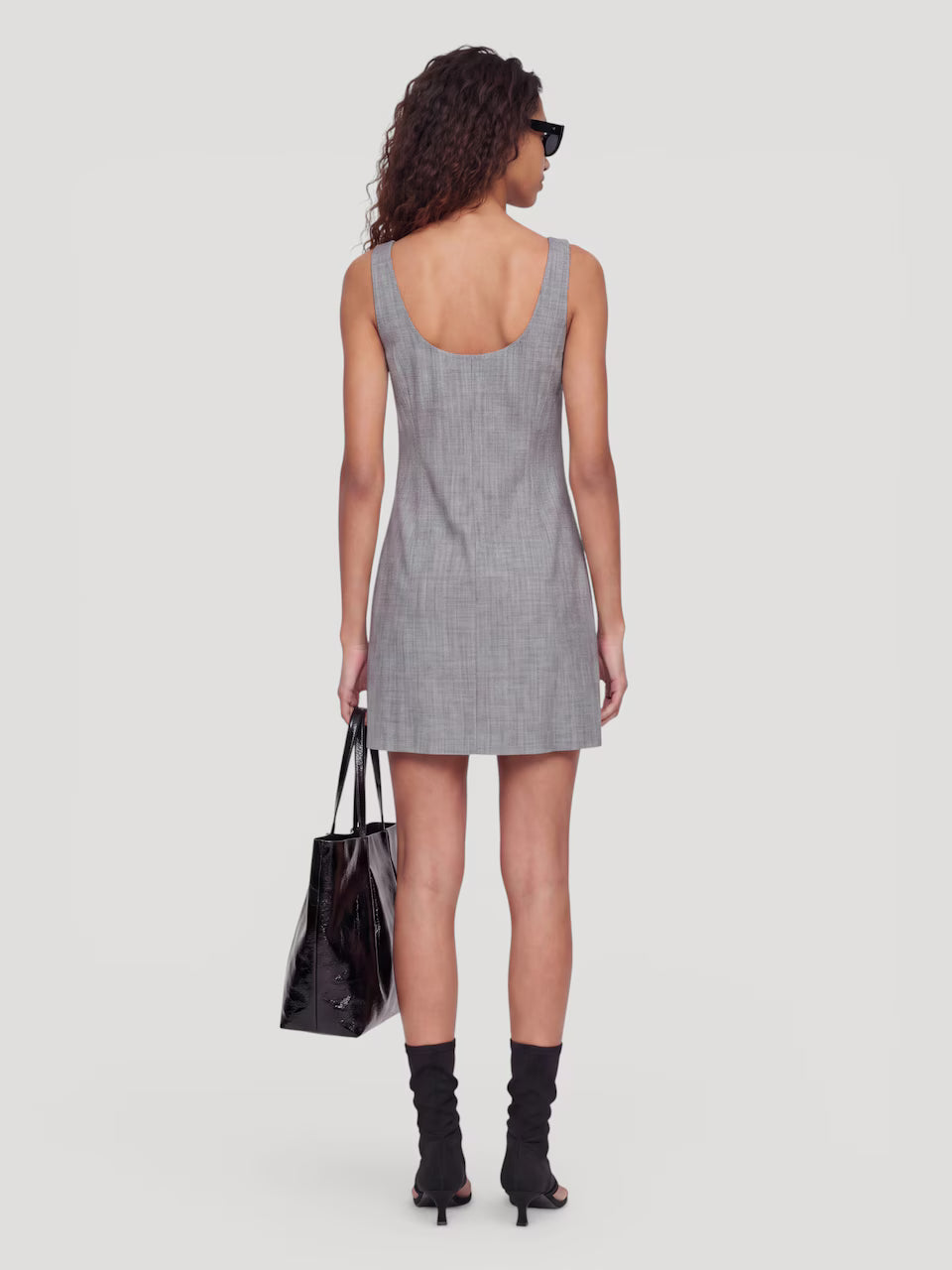 Ezra dress grey melange