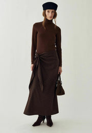 N-mitty skirt brown check