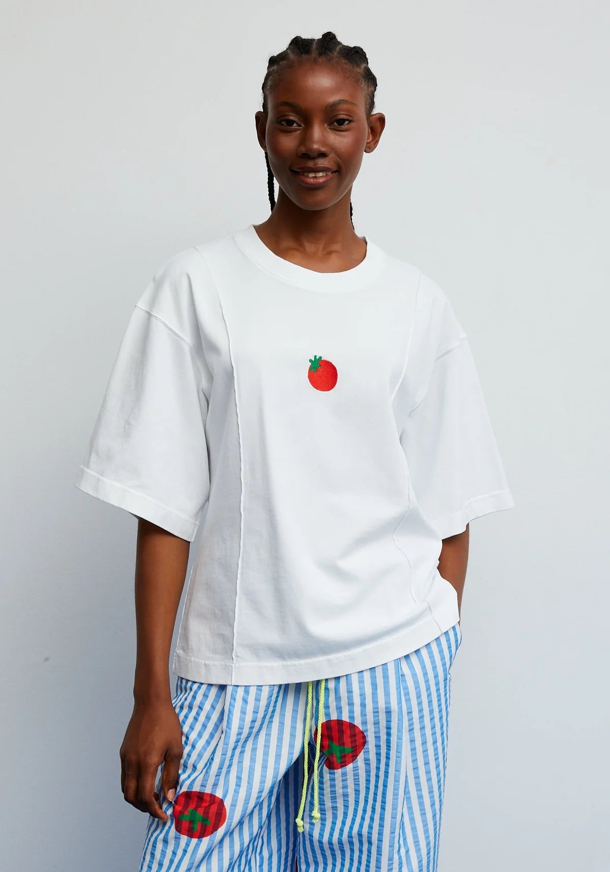 White bite shirt