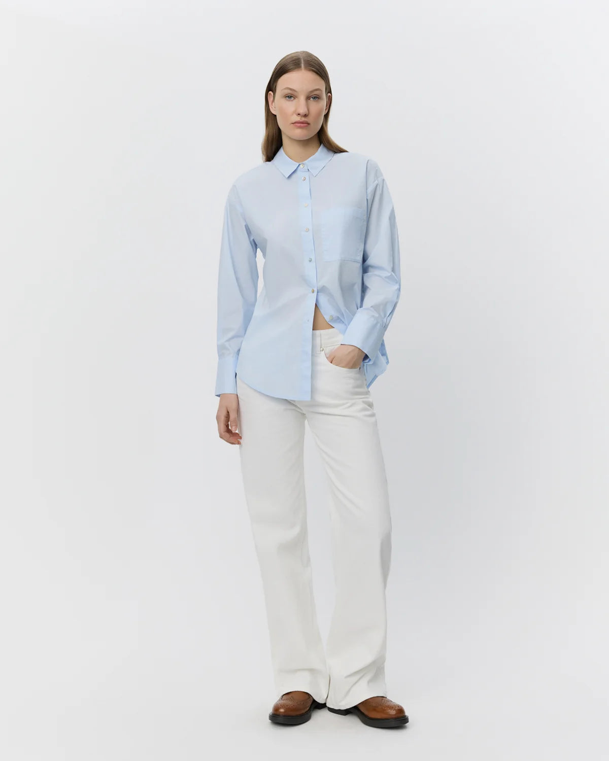 Adalenesw Shirt Light Blue