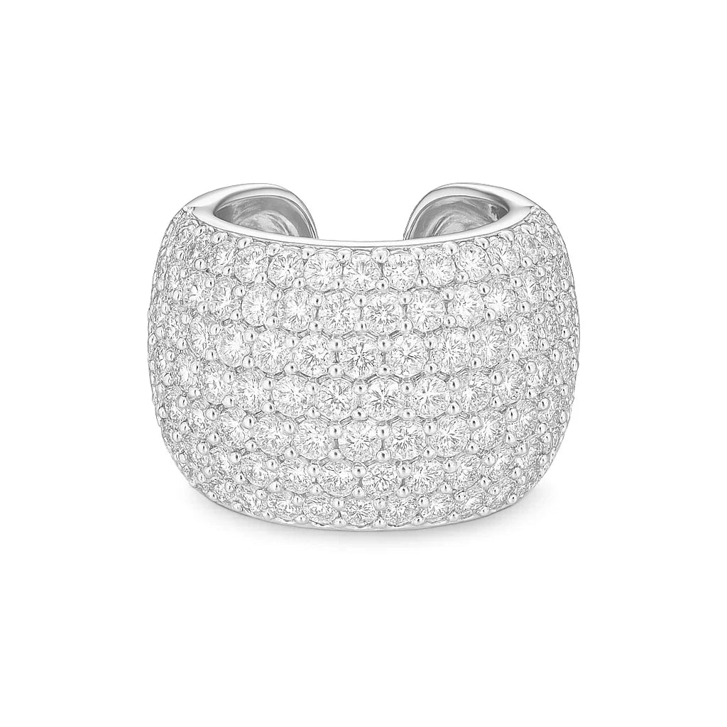 Ara Diamond Earcuff Silver