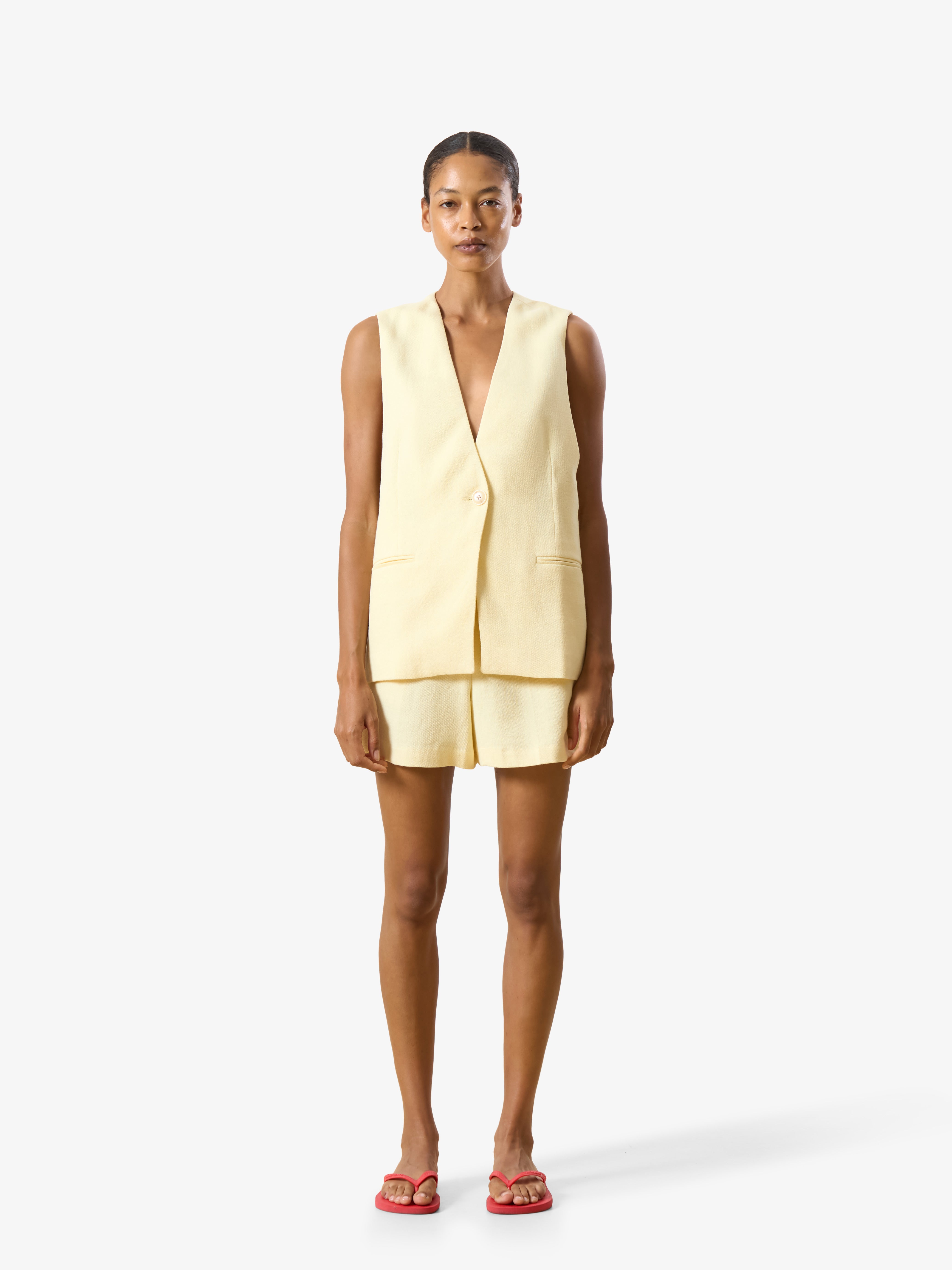 Willow vest double cream