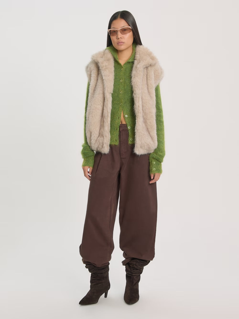 Piper vest silver grey