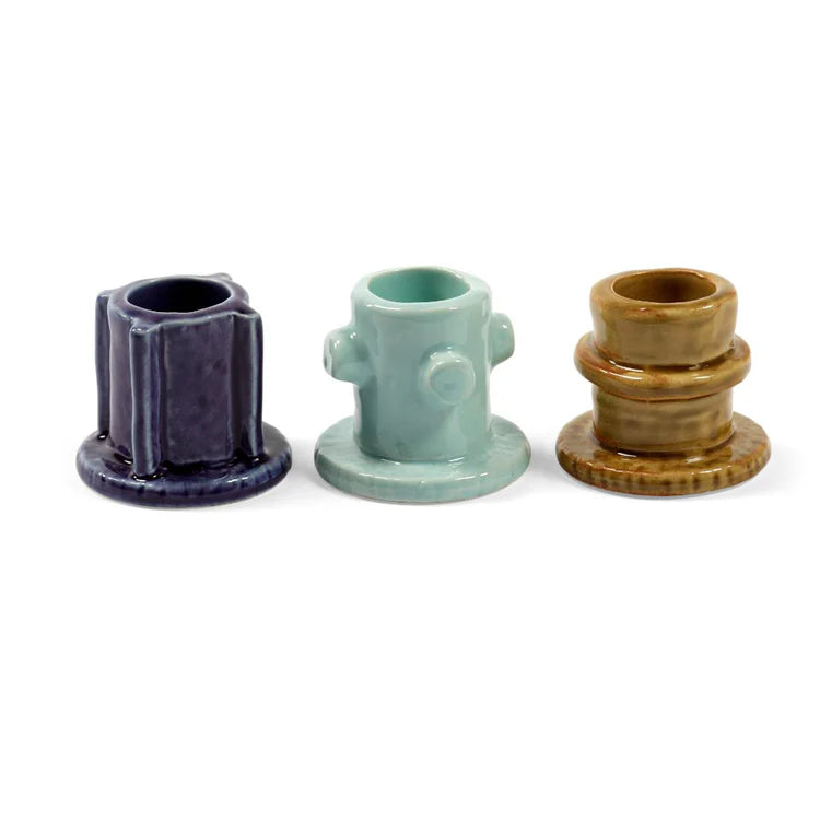 Candleholder 01 Brown