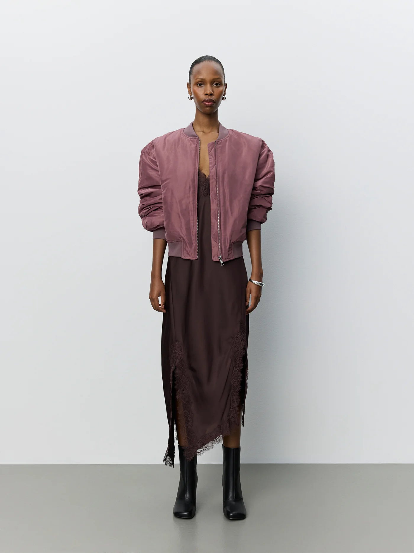 Billasw Bomber Jacket Plum