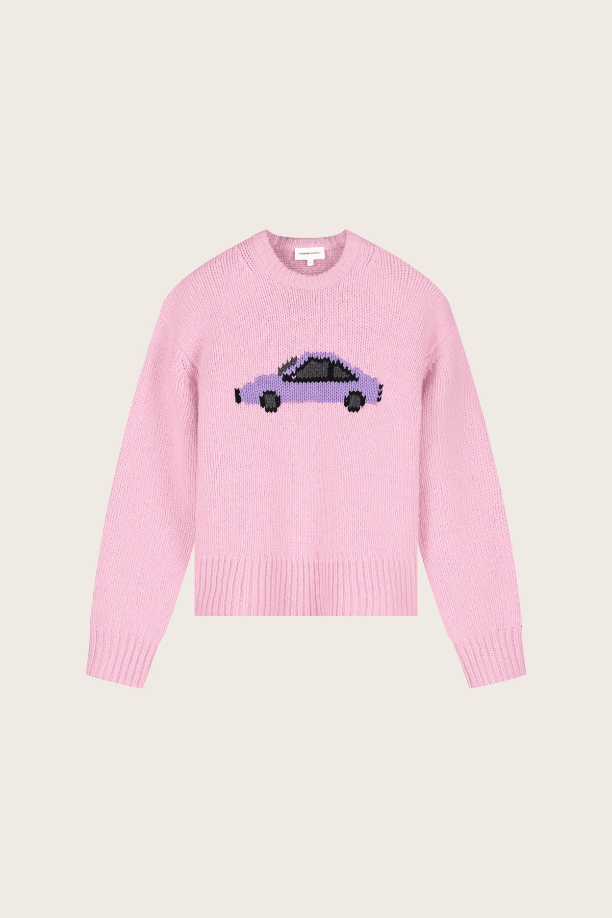 Thelma pullover pink car