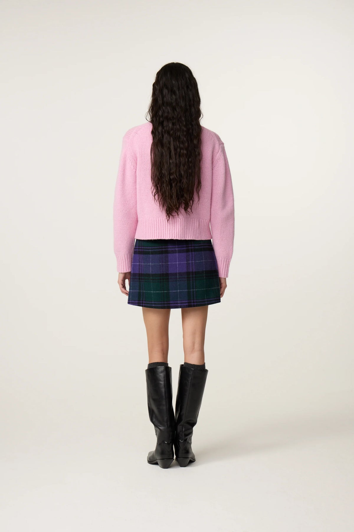Thelma pullover pink car