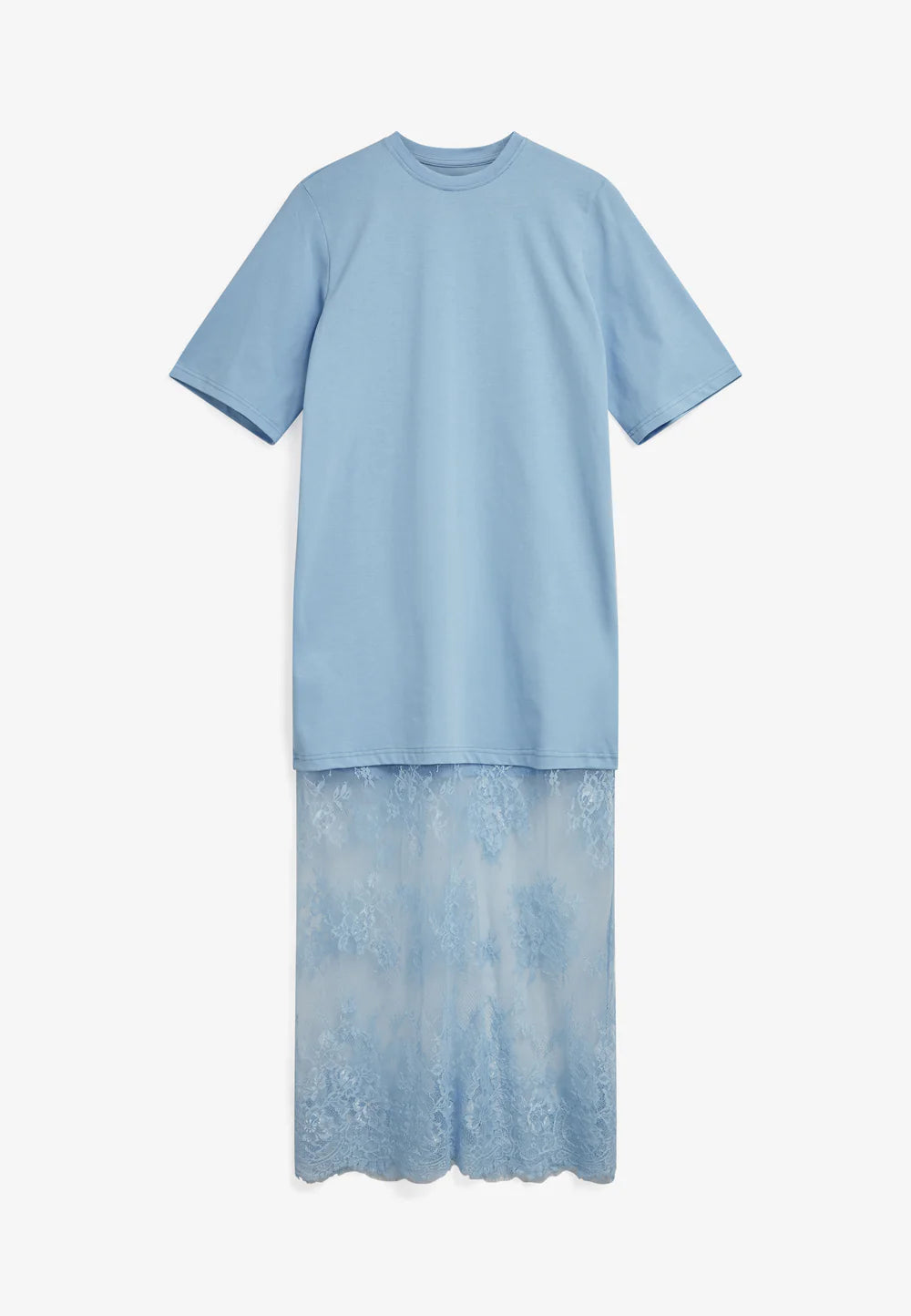 Cambria Tee Dress Airy Blue