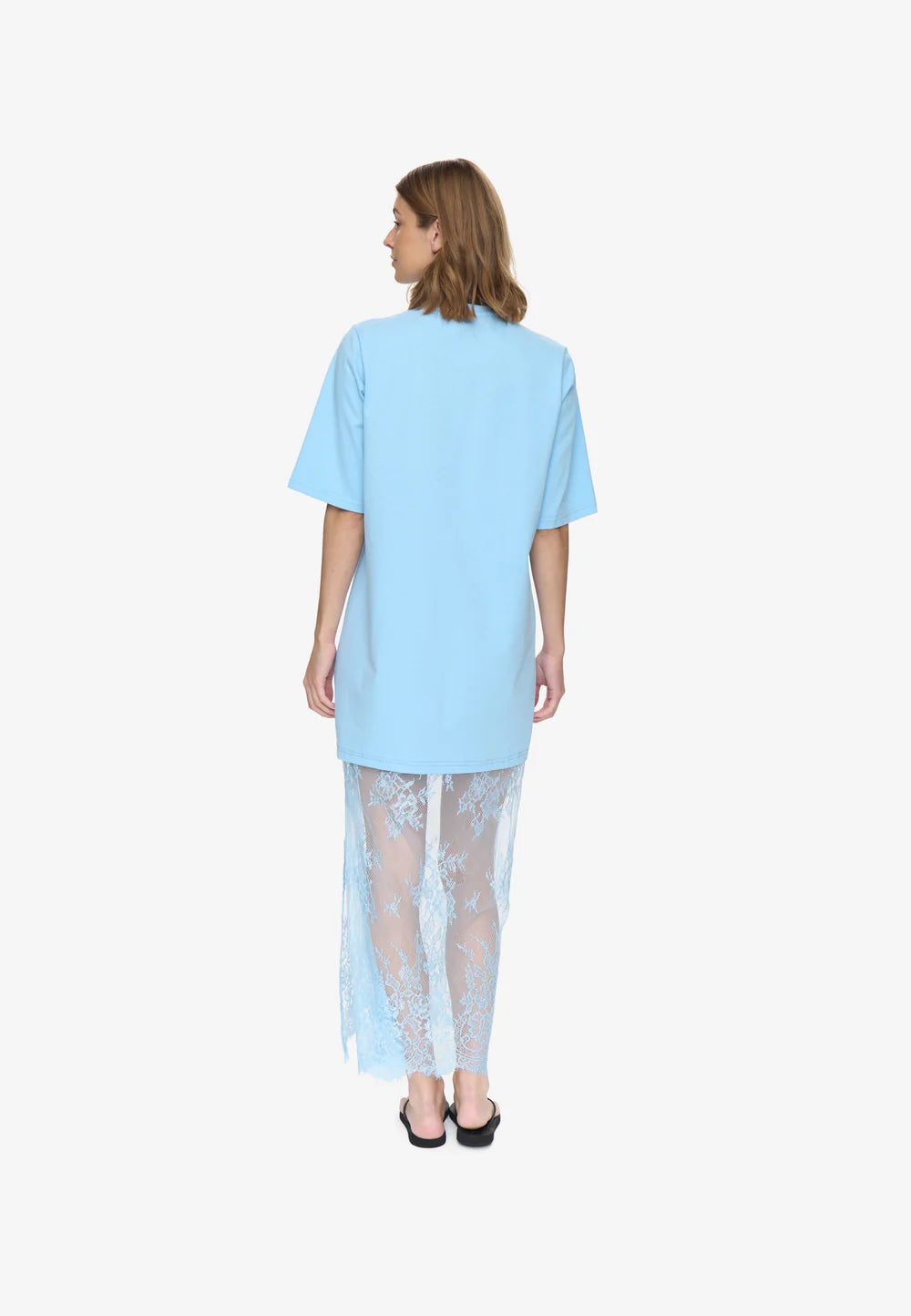 Cambria Tee Dress Airy Blue