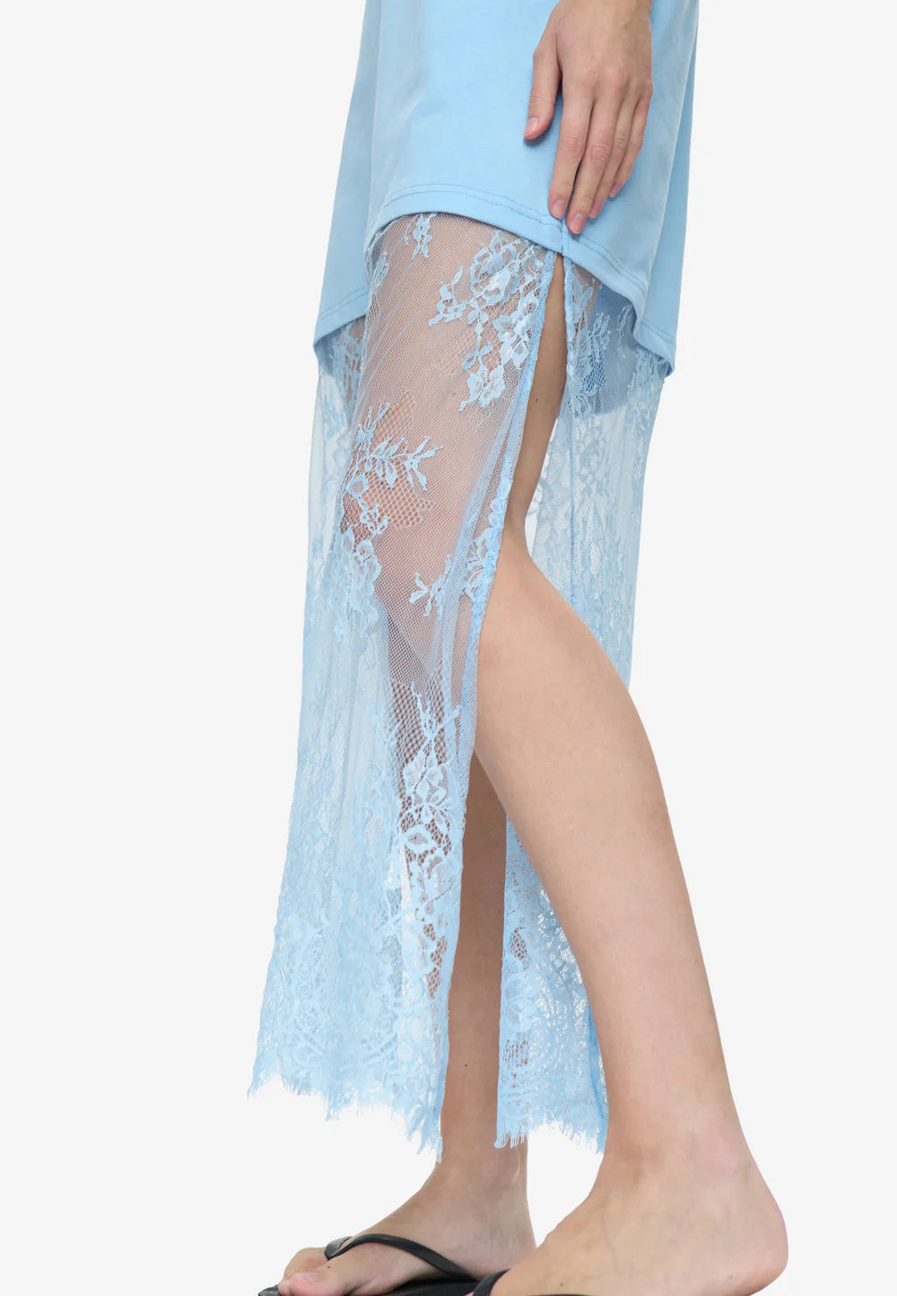 Cambria Tee Dress Airy Blue