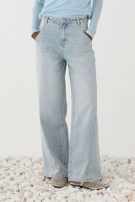 Jenna denim pants light washing