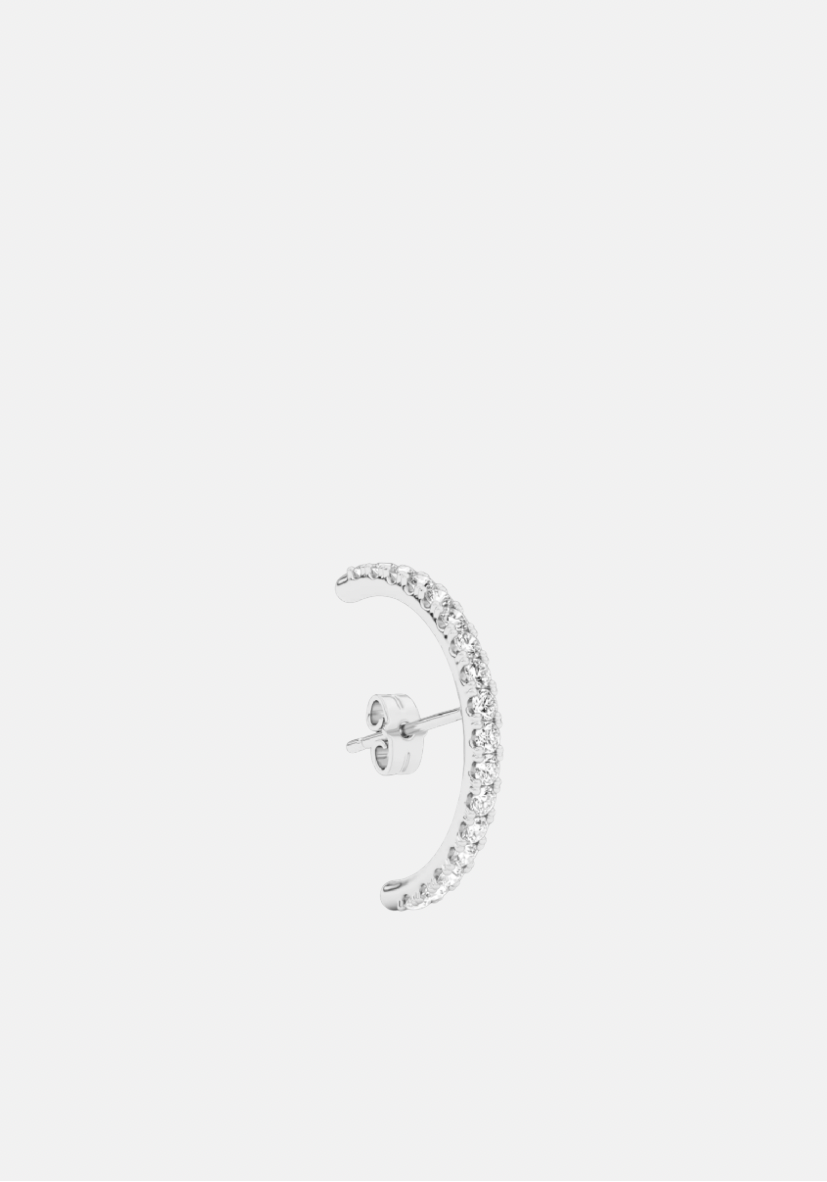 Diamond Hug Earstud Silver